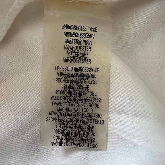 VINCE CAMUTO  Blue And White Chevron Halter Maxi Dress Size 4 - Picture 6 of 6